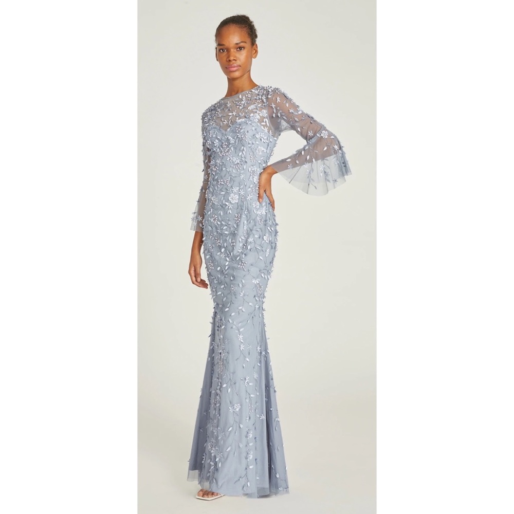 THEIA FLORAL PETAL GOWN MRSP; $1295